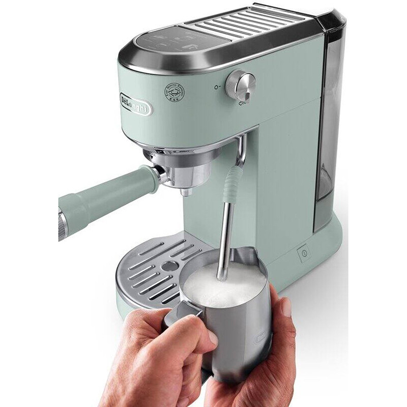 Machine à café expresso Dedica Duo 1450W 15 bars Vert - DELONGHI - EC890.GR