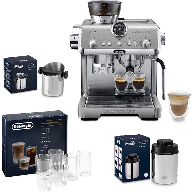 Machine à café expresso Specialista Opera 1550W 19 bars Inox - DELONGHI - EC9555.M