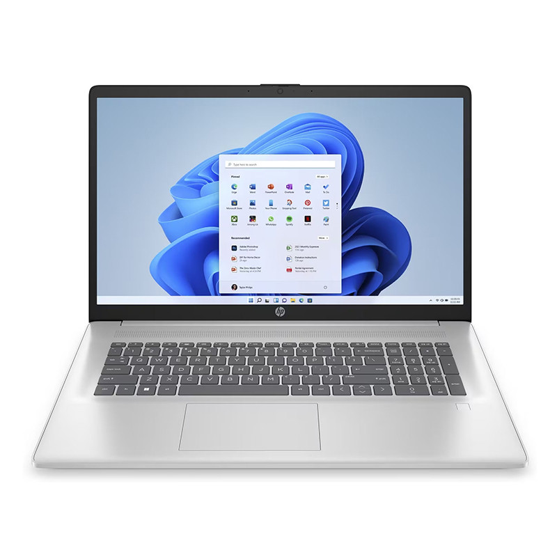PC portable 17.3" Intel N100 4/128 Go SSD Windows 11 Home Argent - HP - HP17C26JLEA