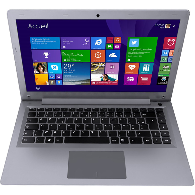 PC portable 14" Intel Core M 5Y10c 4/128 Go SSD Windows 8 Noir - THOMSON - TH14-N4.128Y10