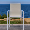 Chaise avec accoudoirs Orion Gama II Blanc - NATERIAL - :100157959