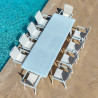 Chaise avec accoudoirs Orion Gama II Blanc - NATERIAL - :100157959