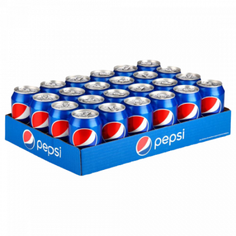 Pack de 24 canettes de boisson gazeuse Cola 320ml Bleu - PEPSI - FSO801211