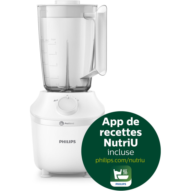 Blender ProBlend Serie 3000 450W blanc - PHILIPS - HR2041/00