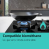 Plaque de cuisson à gaz iQ700 stepFlame 30 cm Noir - SIEMENS - ER3A6BI40
