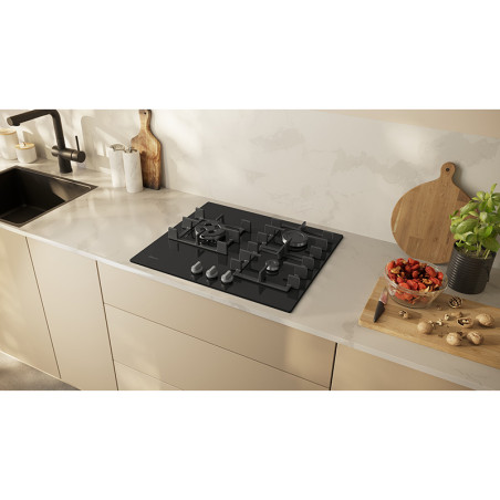Plaque de cuisson à gaz N50 Brûleur Wok 3 feux Noir - NEFF - T26NKC4S0