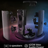 Enceinte de soirée Bluetooth Autonomie 18h 620W Noir - HISENSE - PARTY-THUNDER