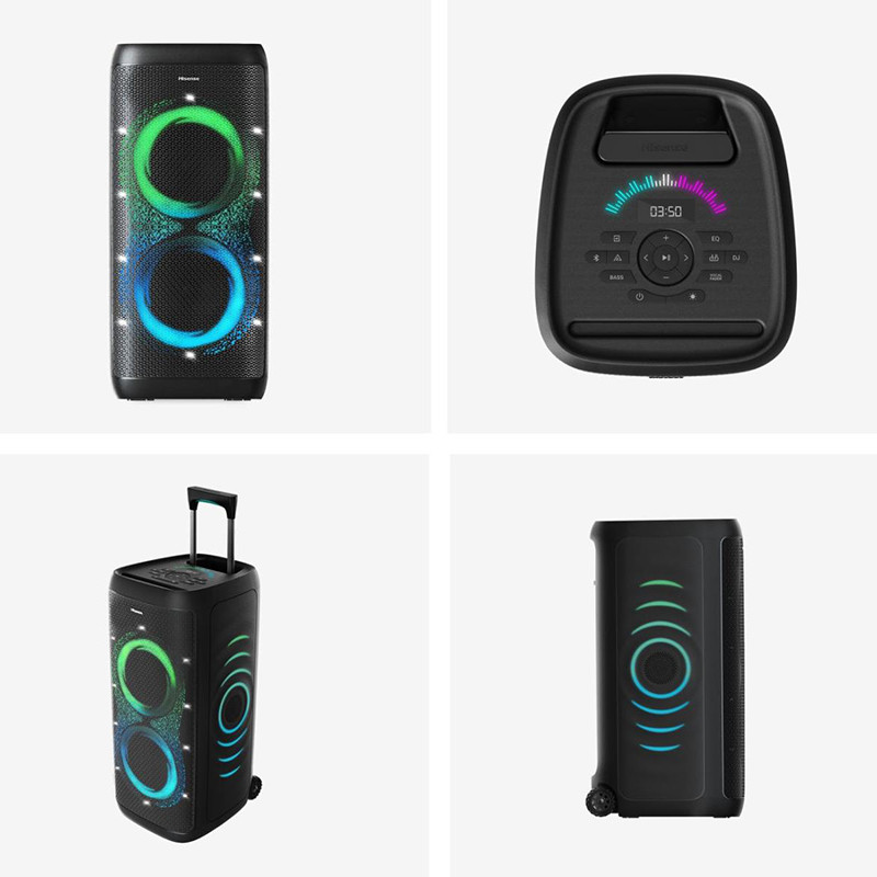 Enceinte de soirée Bluetooth Autonomie 18h 620W Noir - HISENSE - PARTY-THUNDER