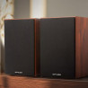 Enceintes bibliothèque Bluetooth USB 120W Marron - Muse - M-610SH
