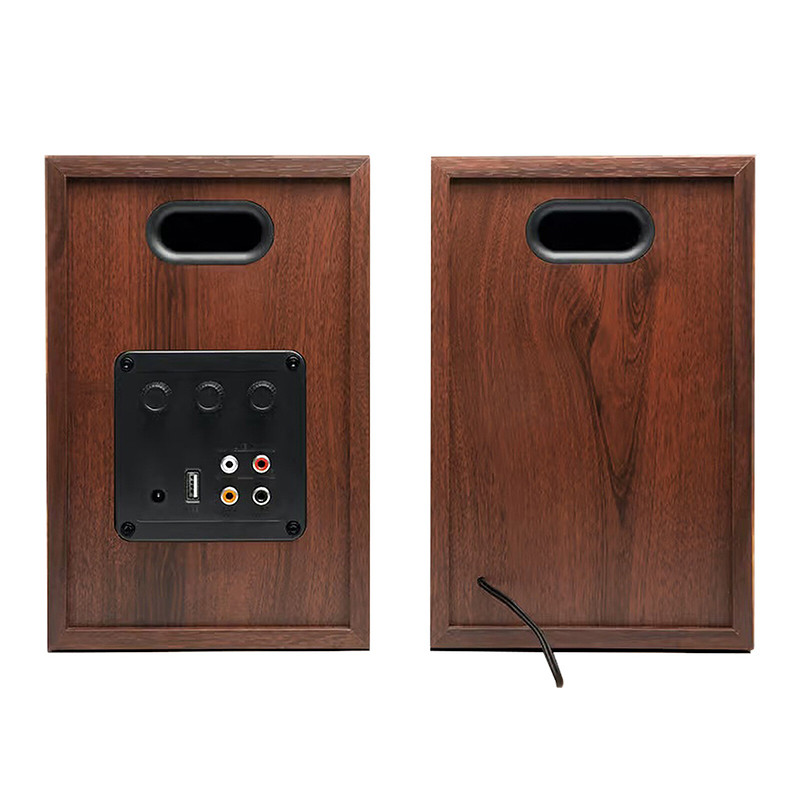 Enceintes bibliothèque Bluetooth USB 120W Marron - Muse - M-610SH