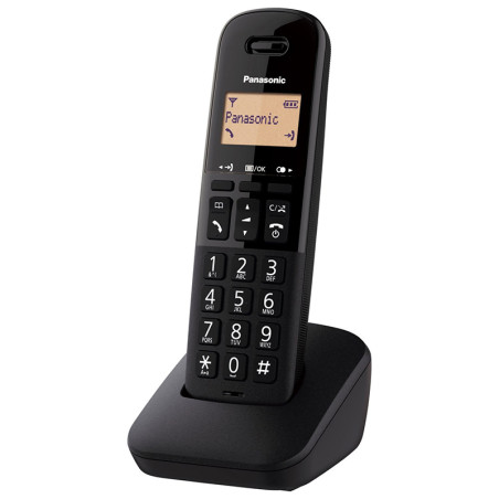 Téléphone fixe sans fil Solo Noir - PANASONIC - TGB610FRB