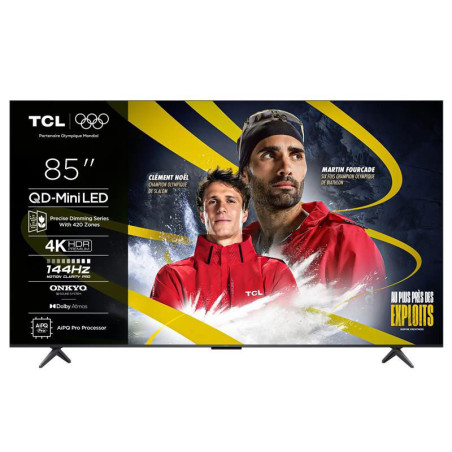 TV - QD-Mini LED - TCL - 85" (216 cm) - 4K - 144Hz - Google TV - 85C69K
