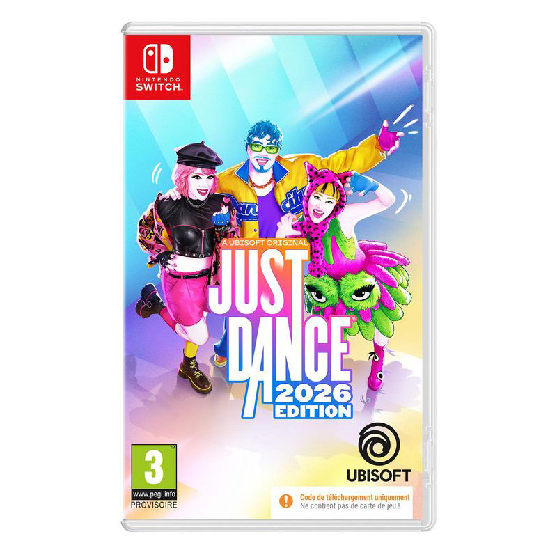 Jeu vidéo Just Dance 2026 Edition Code de téléchargement Nintendo Switch - UBISOFT - 72589000004