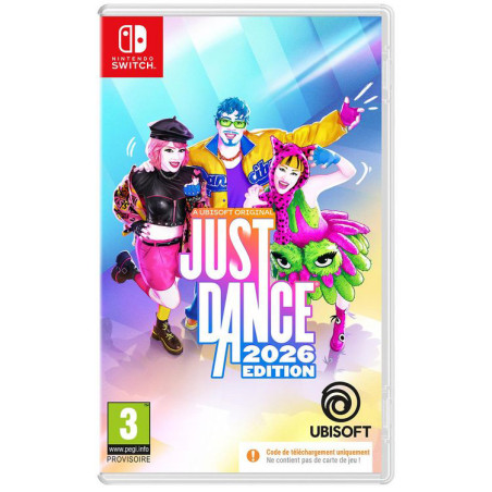 Jeu vidéo Just Dance 2026 Edition Code de téléchargement Nintendo Switch - UBISOFT - 72589000004