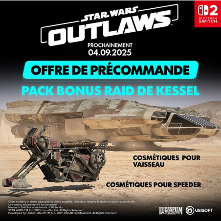 Jeu vidéo Star Wars Outlaws Édition Gold pour Nintendo Switch 2 - UBISOFT - 72589000003