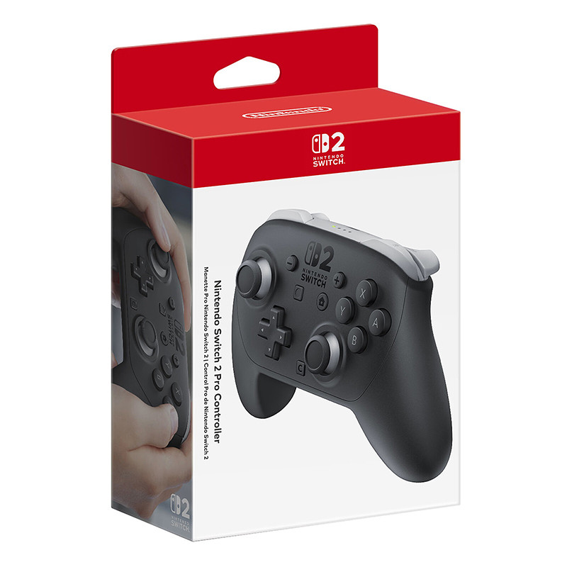 Manette sans fil Pro Controller pour Switch 2 Noir - NINTENDO - 72479000009