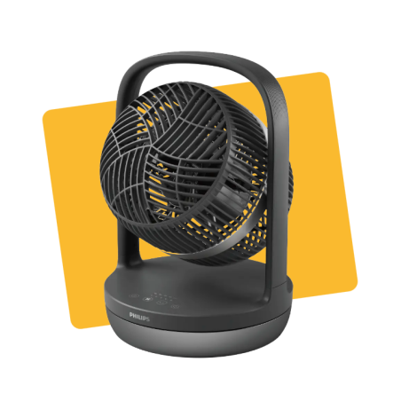 Ventilateur de table Serie 3000 noir - PHILIPS - CX3050/01
