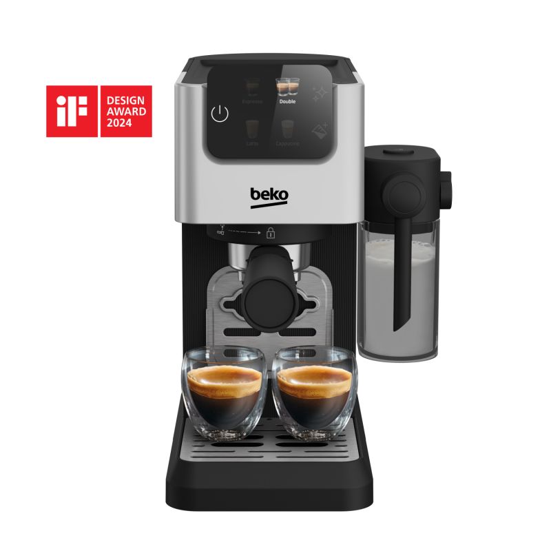 Machine à café expresso entièrement automatique 1,1L 1628W Noir/Inox - BEKO - CEP5304X
