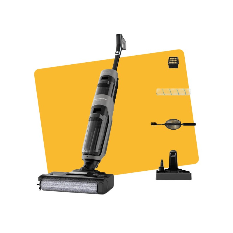 Aspirateur laveur X-Clean 4 200W Noir - ROWENTA - GZ5035WO