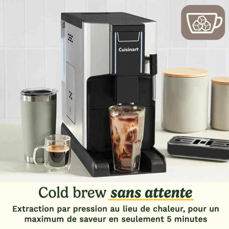 Machine à café entièrement automatique avec broyeur - CUISINART - EM550E