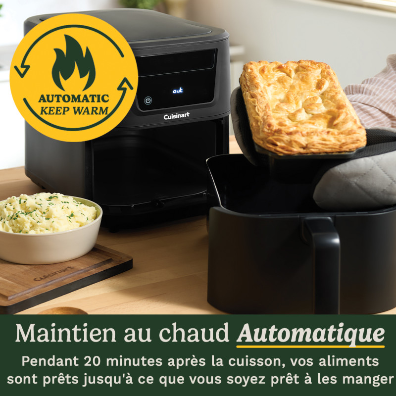 Friteuse sans huile à air chaud Compact Max 7,6L 2000W noir - CUISINART - AFS8OBLE