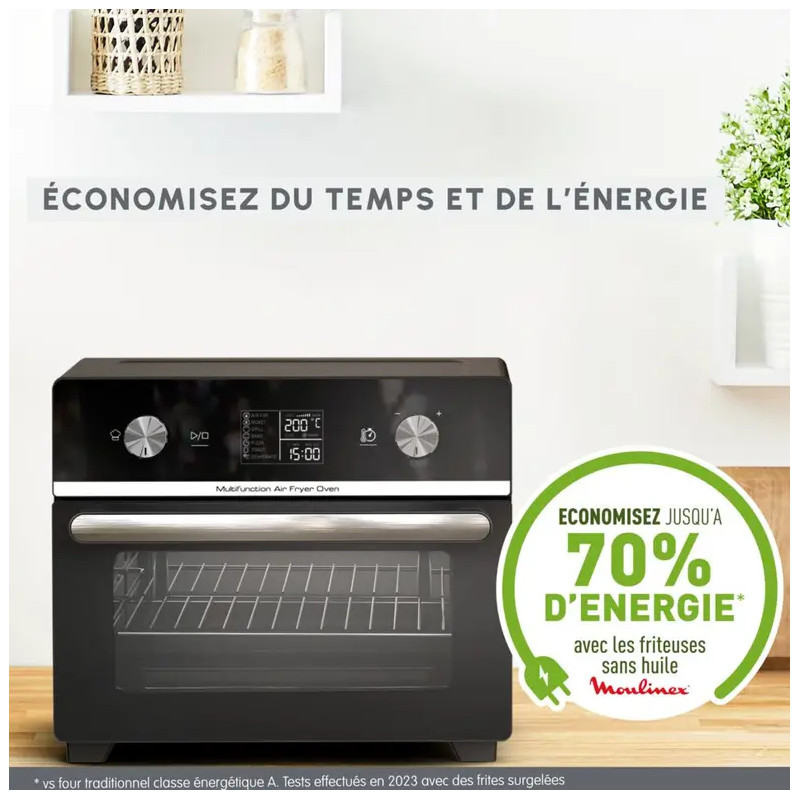 Friteuse sans huile à air chaud Easy Fry 20L noir - MOULINEX - AL6058