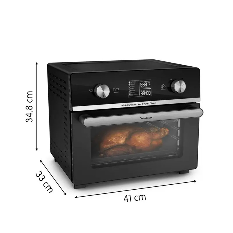 Friteuse sans huile à air chaud Easy Fry 20L noir - MOULINEX - AL6058