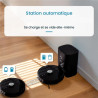 Aspirateur robot laveur Eziclean avec base aspirante 40 W Noir - EZICLEAN - I-BOT Z7 SMART