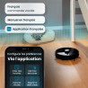 Aspirateur robot laveur Eziclean avec base aspirante 40 W Noir - EZICLEAN - I-BOT Z7 SMART