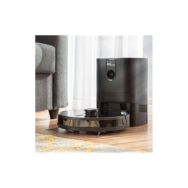 Aspirateur robot laveur Eziclean avec base aspirante 40 W Noir - EZICLEAN - I-BOT Z7 SMART