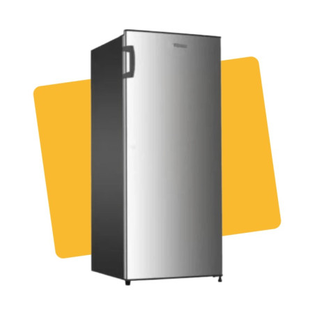 Réfrigérateur 1 porte Statique 229L Argent - DEROSSO - DRK-1PST229-I