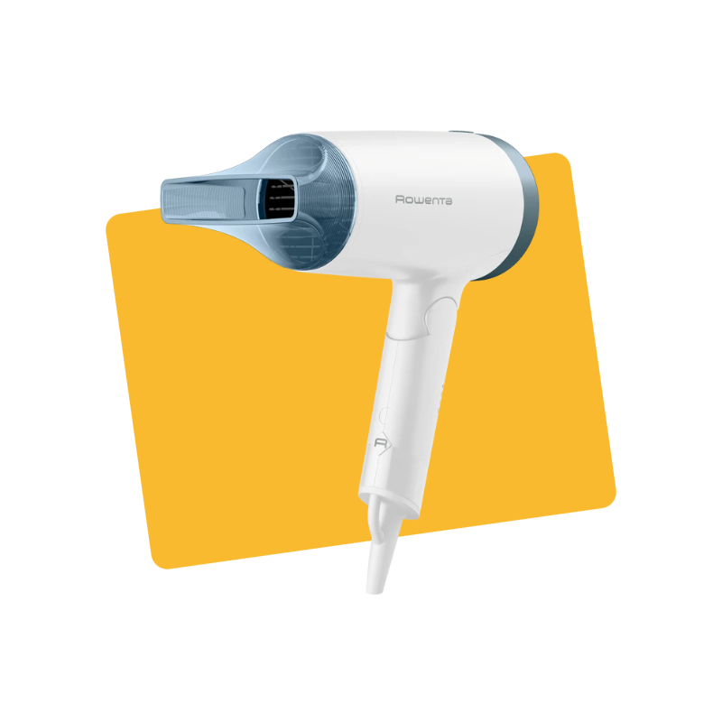 Sèche-cheveux Express 1600W Blanc Neige /Bleu - ROWENTA - CV1836F0