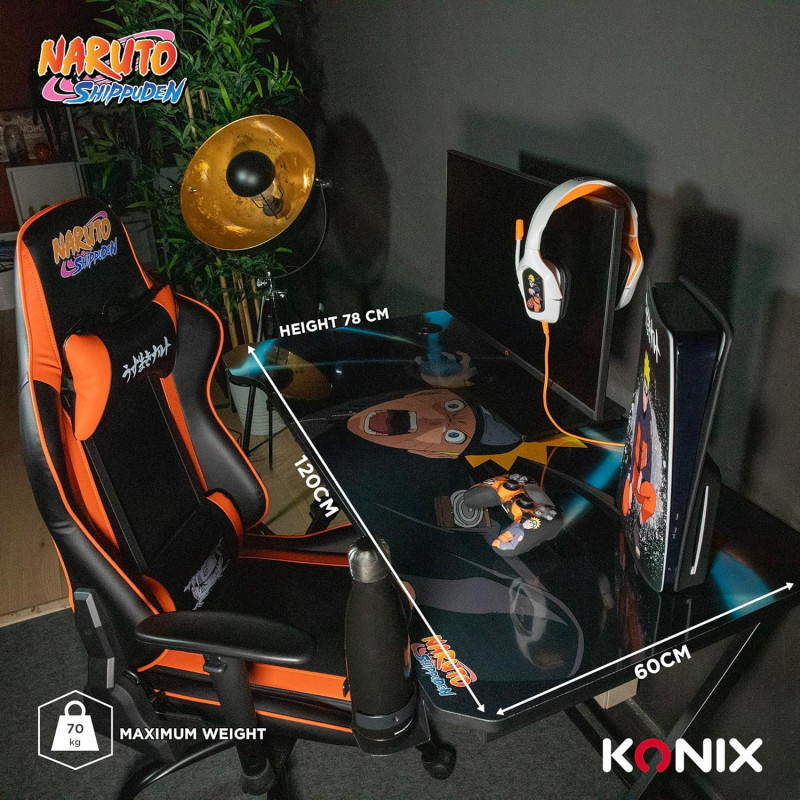 Bureau gaming Naruto Shippuden - KONIX - 80389000013