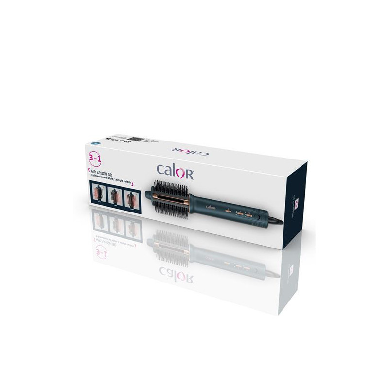 Brosse coiffante Calor 3-en-1 Air Brush 3D UB9720C0 Bleu