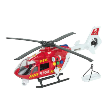 Hélicoptère de secours son et lumière 36cm - Dès 3 ans