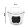 Multicuiseur intelligent Cookeo Touch 6L 1600W blanc - MOULINEX - CE901100