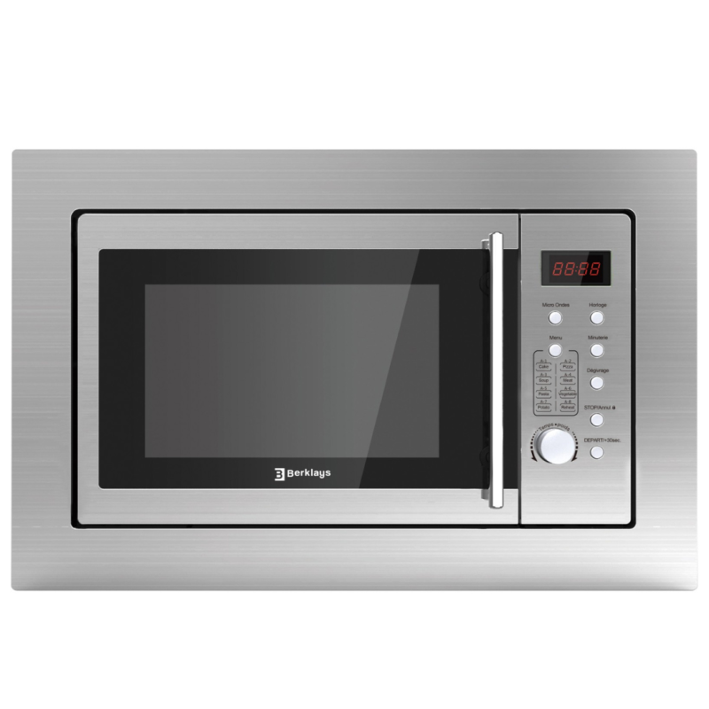 Four micro-ondes encastrable 25L inox - BERKLAYS - BMO25BIX8