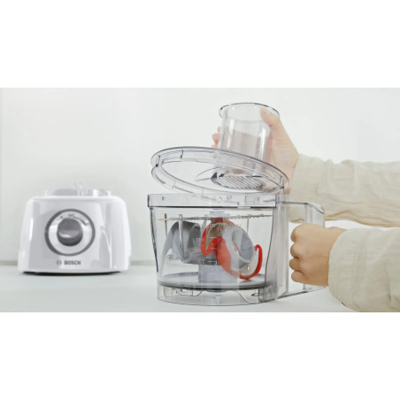 Robot culinaire multifonctions Multitalent 3 800W blanc - BOSCH - MCM3100W