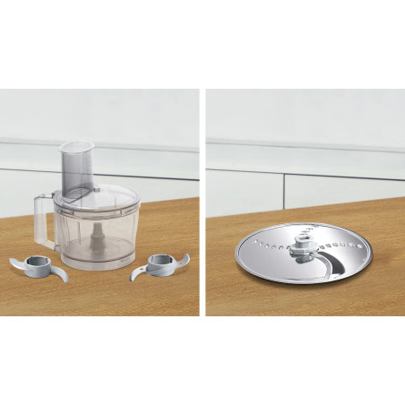 Robot culinaire multifonctions Multitalent 3 800W blanc - BOSCH - MCM3100W