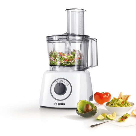 Robot culinaire multifonctions Multitalent 3 800W blanc - BOSCH - MCM3100W
