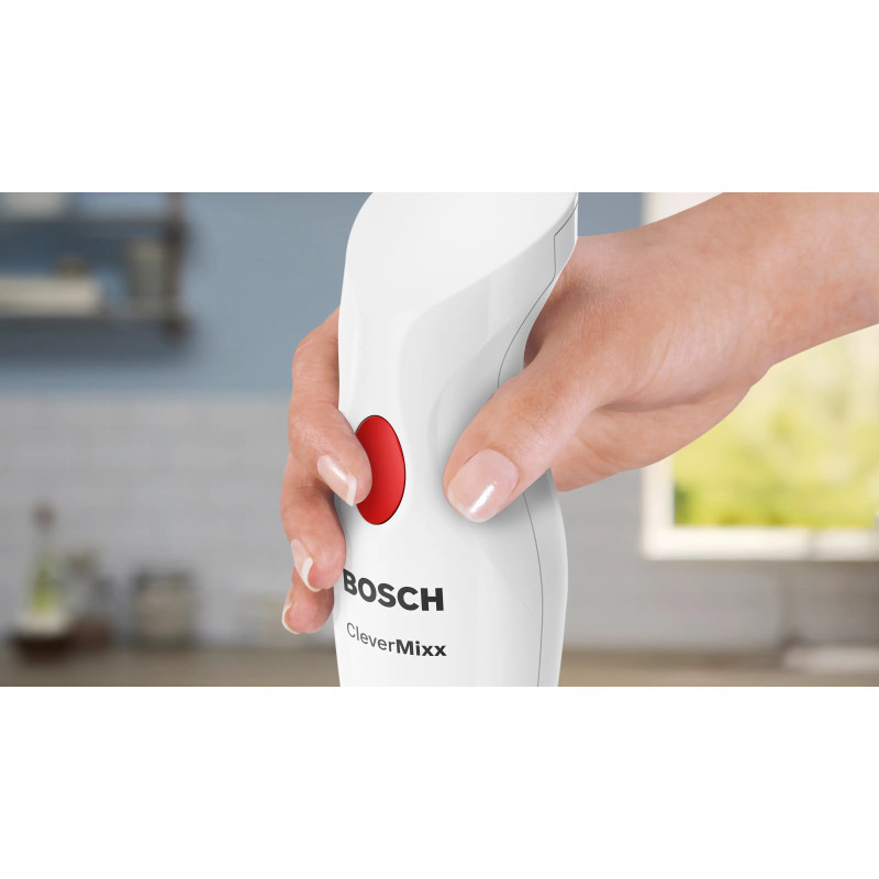 Mixeur plongeant CleverMixx 400W blanc - BOSCH - MSM14100