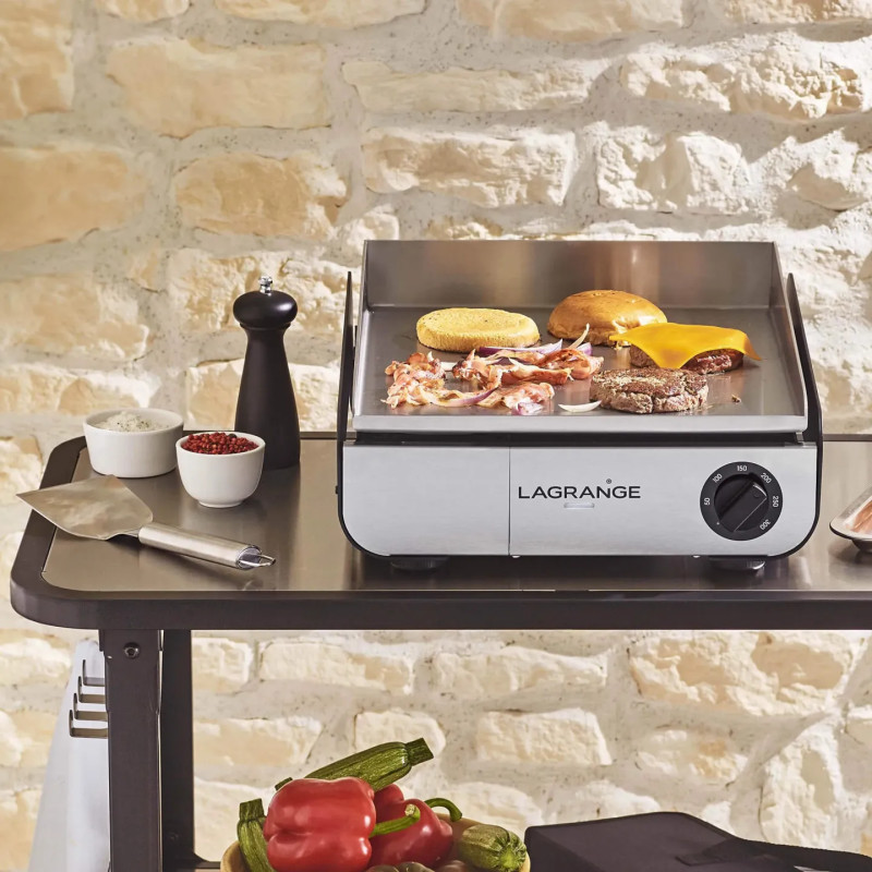 Plancha Pro 35 électrique 1750W inox - LAGRANGE - 219201