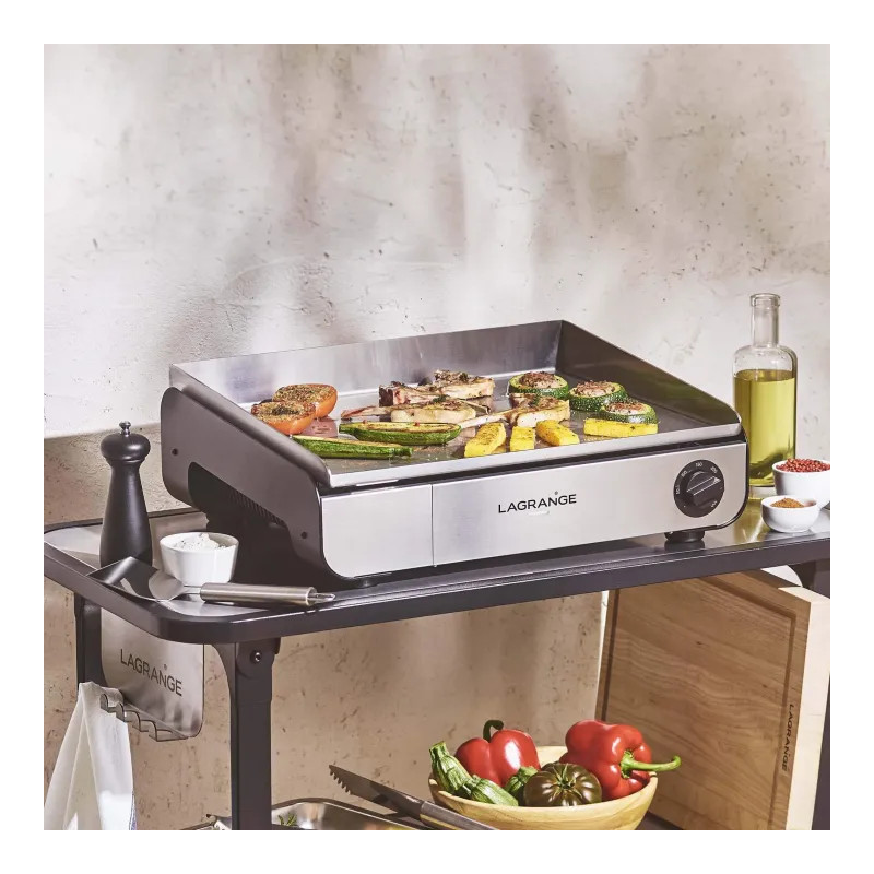 Plancha Pro 50 électrique 2500W inox - LAGRANGE - 219301