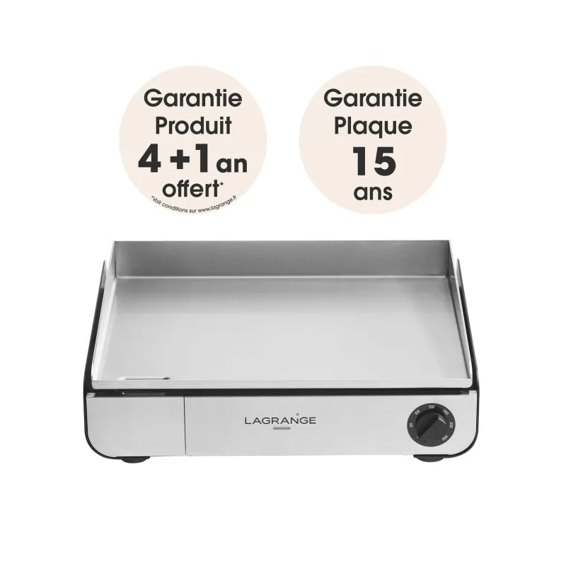 Plancha Pro 50 électrique 2500W inox - LAGRANGE - 219301