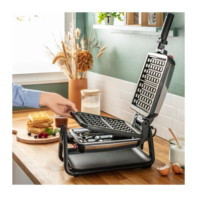 Gaufrier King Size 4 en 1 - TEFAL - WM755D12 -WM75