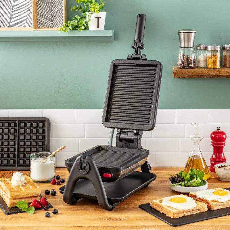 Gaufrier King Size 4 en 1 - TEFAL - WM755D12 -WM75