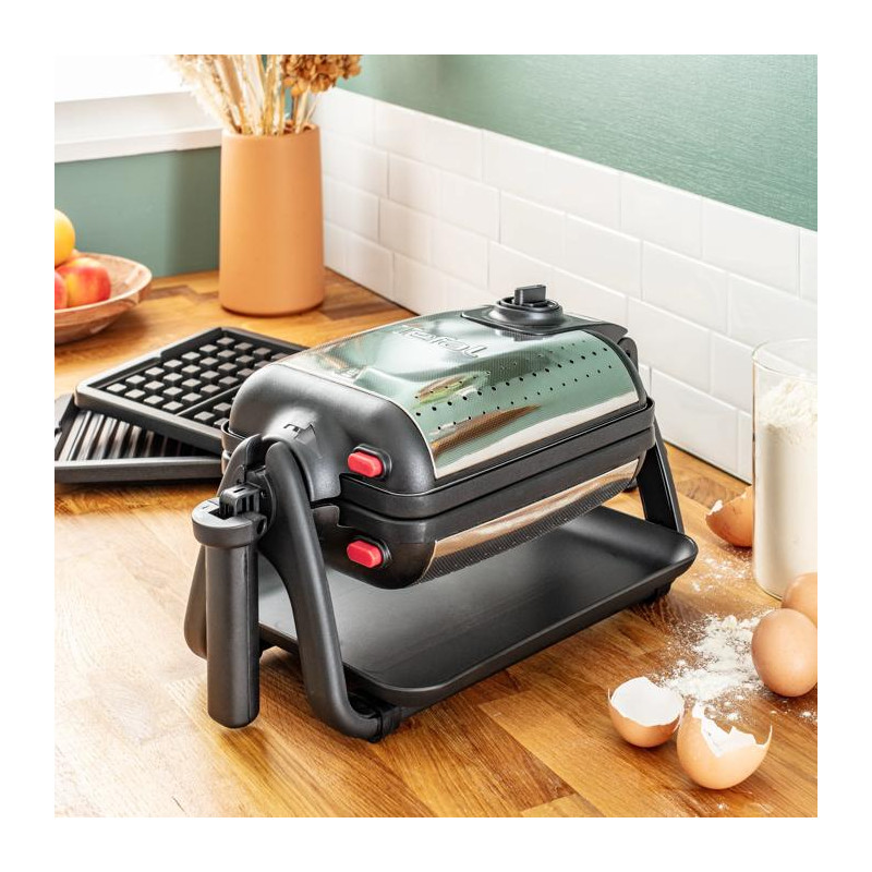 Gaufrier King Size 4 en 1 - TEFAL - WM755D12 -WM75