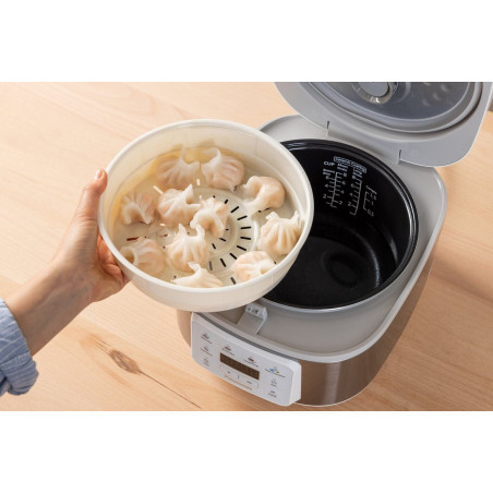Cuiseur à riz et vapeur 4L 770W blanc - PANASONIC - SR-DA152WXE