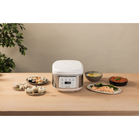 Cuiseur à riz et vapeur 4L 770W blanc - PANASONIC - SR-DA152WXE