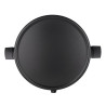Crêpière électrique 2 plaques amovibles 1350W noir/rouge - BRANDT - CR1350